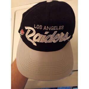 Vintage  Los Angeles Raiders Snapback Hat Sports Specialties